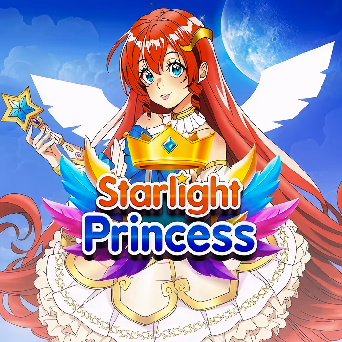 Starlight Princess slot featuring anime-style princess with tumbling reels