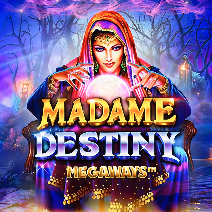 Madame Destiny slot combining fortune telling theme with megaways features